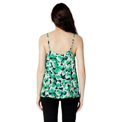 Jacqueline De Yong Green Cotton Tank Top - IT38|XS - Tank Tops