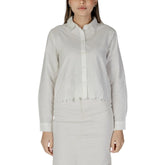 Jacqueline De Yong White Cotton Shirt - Shirts