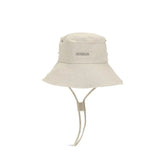 Jacquemus Beige Cotton Bucket Hat - 58 cm|M
