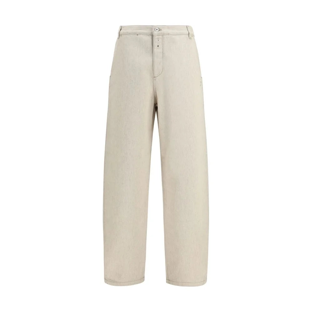 Jacquemus Beige Cotton Casual Pants - W30