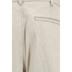 Jacquemus Beige Cotton Casual Pants - W30