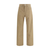 Jacquemus Beige Cotton Straight-Leg Jeans