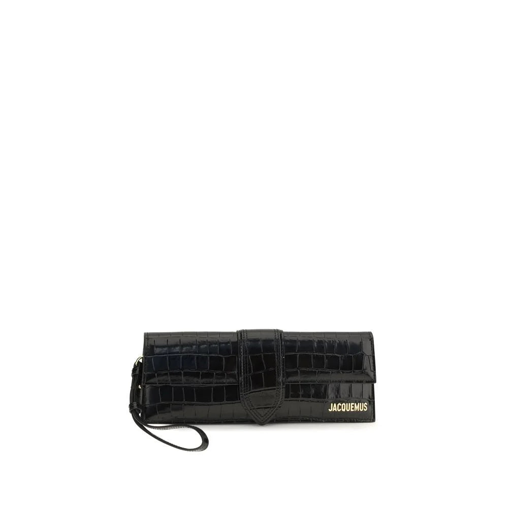 Jacquemus Black Calf Leather Bos Taurus Clutch Bag