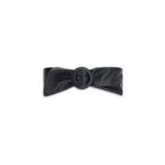 Jacquemus Black Calf Leather Bos Taurus High-Waist Belt