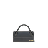 Jacquemus Black Calf Leather Bos Taurus Shoulder Bag