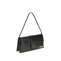 Jacquemus Black Calf Leather Bos Taurus Shoulder Bag