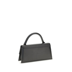 Bolsa de Ombro em Pele de Vitelo Bos Taurus Preta Jacquemus