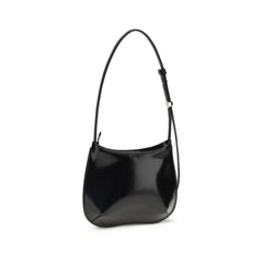Jacquemus Black Calf Leather Bos Taurus Shoulder Bag - Shoulder Bags