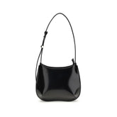 Jacquemus Black Calf Leather Bos Taurus Shoulder Bag - Shoulder Bags