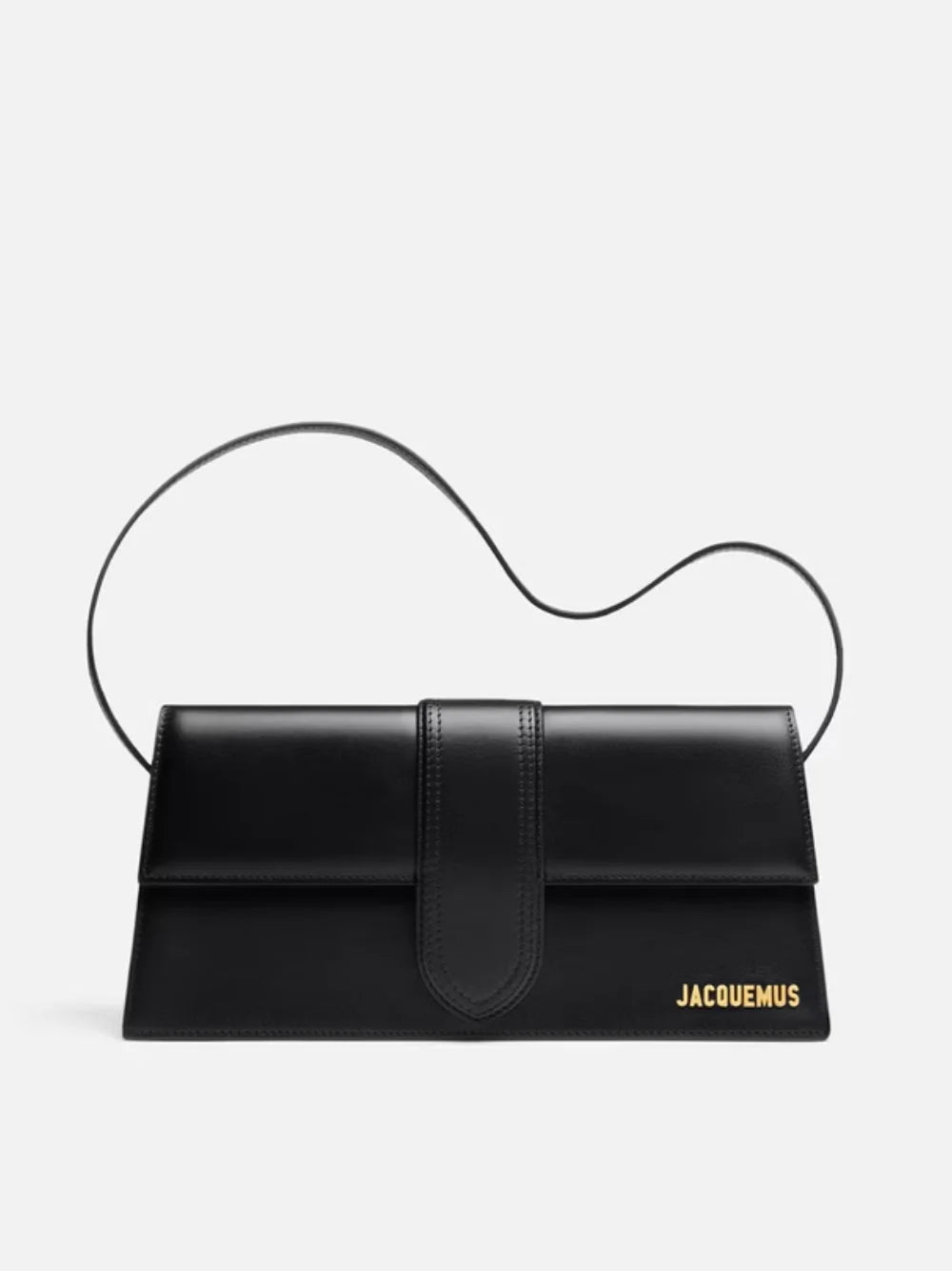 Jacquemus Black leather Le Bambino Long