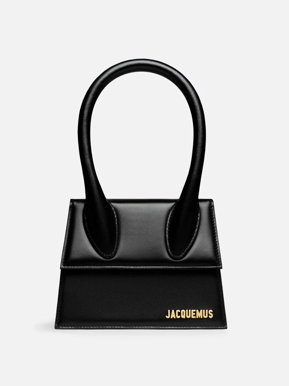 Jacquemus Black leather Le Chiquito moyen bag