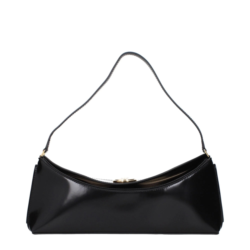 Jacquemus Black Leather Shoulder Bag