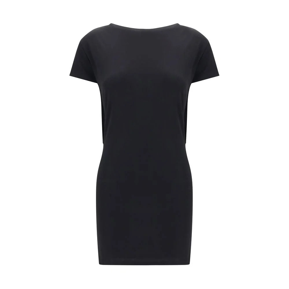 Jacquemus Black Viscose Cocktail Dress
