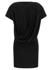 Jacquemus Black Viscose Short Dress - XS