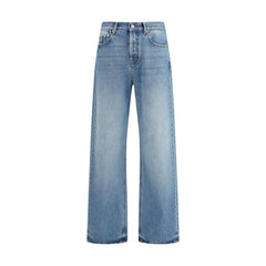 Jacquemus Blue Cotton Jeans Denim