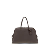 Jacquemus Brown Calf Leather Bos Taurus Handbag