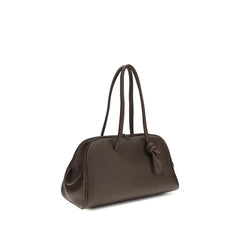 Jacquemus Brown Calf Leather Bos Taurus Shoulder Bag