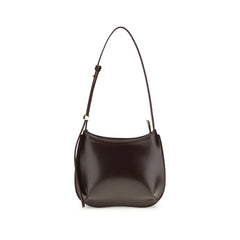 Jacquemus Brown Calf Leather Bos Taurus Shoulder Bag - Shoulder Bags