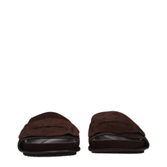 Jacquemus Brown Leather Slippers - EU36/US6