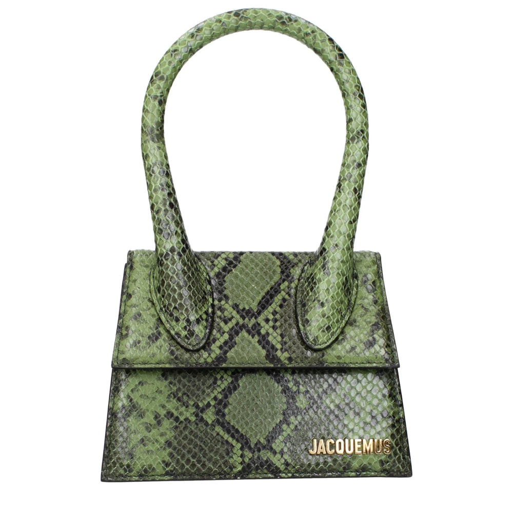 Jacquemus Green Leather Handbag