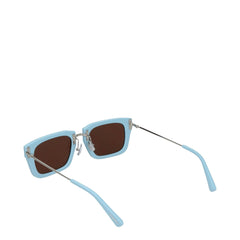 Jacquemus solglasögon i ljusblått acetat