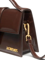 Jacquemus Midnight brown Leather Le Grand Bambino Handbag