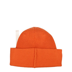 Jacquemus Orange Cotton Beanie - UNI