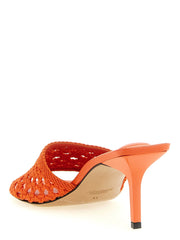 Jacquemus Orange Polyester Platform Sandals - EU38/US8