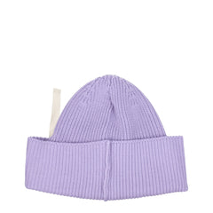 Jacquemus Purple Cotton Beanie - UNI