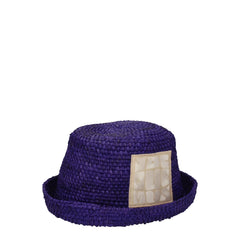 Jacquemus Purple Raffia Hats - Hats