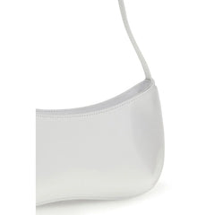 תיק כתף מעור עגל לבן Bos Taurus של Jacquemus
