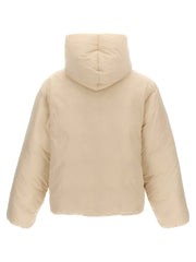 Jacquemus White Polyamide Full-Length Jacket - IT46 | S