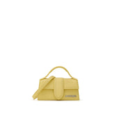 Jacquemus Yellow Leather Handbag - Shoulder Bags