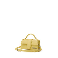 Jacquemus Yellow Leather Handbag - Shoulder Bags