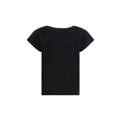 James Perse Black Cotton T-Shirt