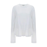 James Perse White Cotton Sweatshirt - 1