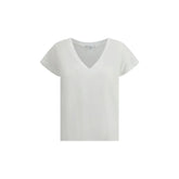 James Perse White Cotton T-Shirt - 0/XS