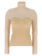 Jean Paul Gaultier Beige Villane Kampsun - S