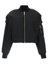 Jean Paul Gaultier Black Polyethylene Bomber - XS