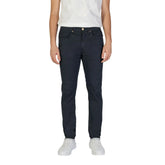 Jeckerson Blue Cotton Skinny Pants - W30