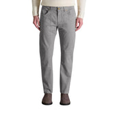 Jeckerson Gray Cotton Skinny Pants