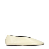 Jil Sander Beige Leather Ballet Flats - EU36/US6