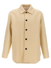 Jil Sander Beige Virgin Wool Coat - IT50 | L