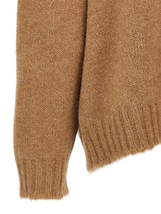 Jil Sander Beige Wool Cardigan