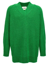 Jil Sander Bicolor Cotton Cardigan