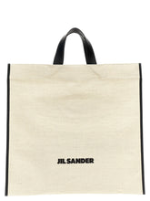 Jil Sander Bicolor Jute Tote Bag