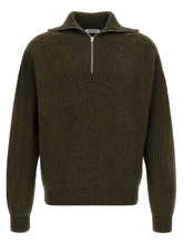 Jil Sander Bicolor Wool Cardigan