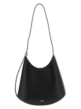 Sac bandoulière Jil Sander en cuir bovin noir