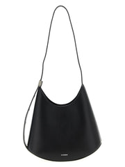 Jil Sander Black Bovine Leather Shoulder Bag