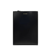 Jil Sander Black Calf Leather Bos Taurus Shoulder Bag